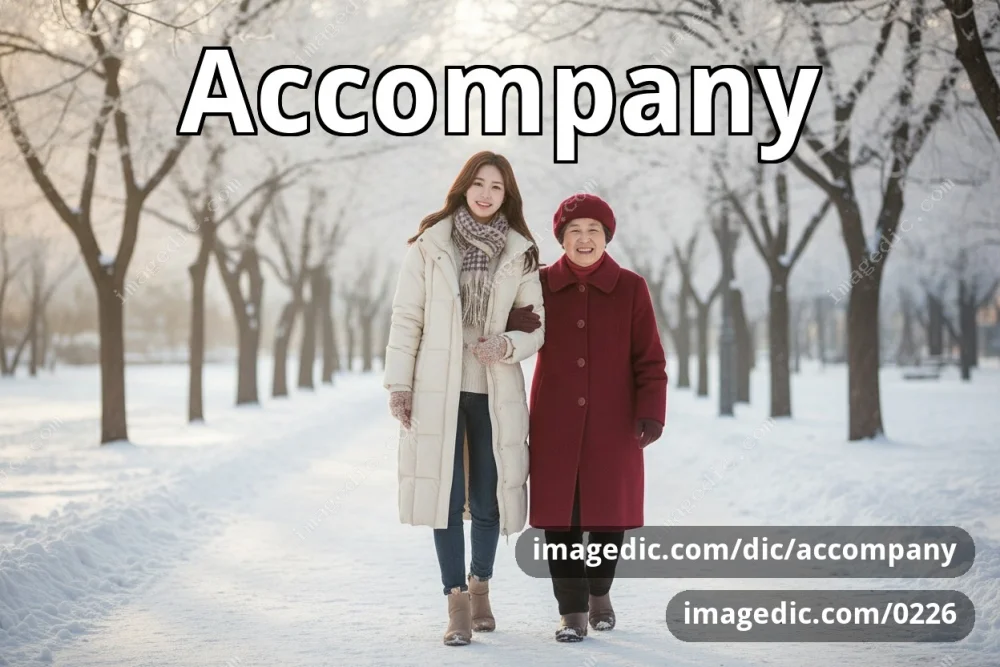 accompany