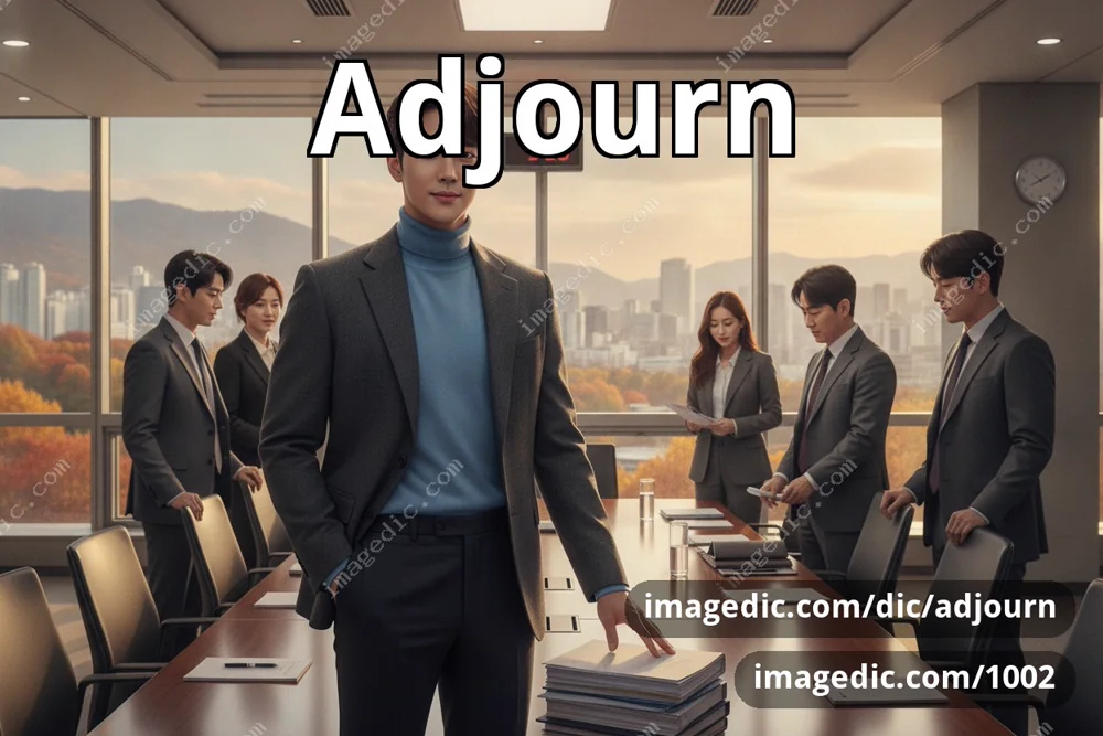 adjourn