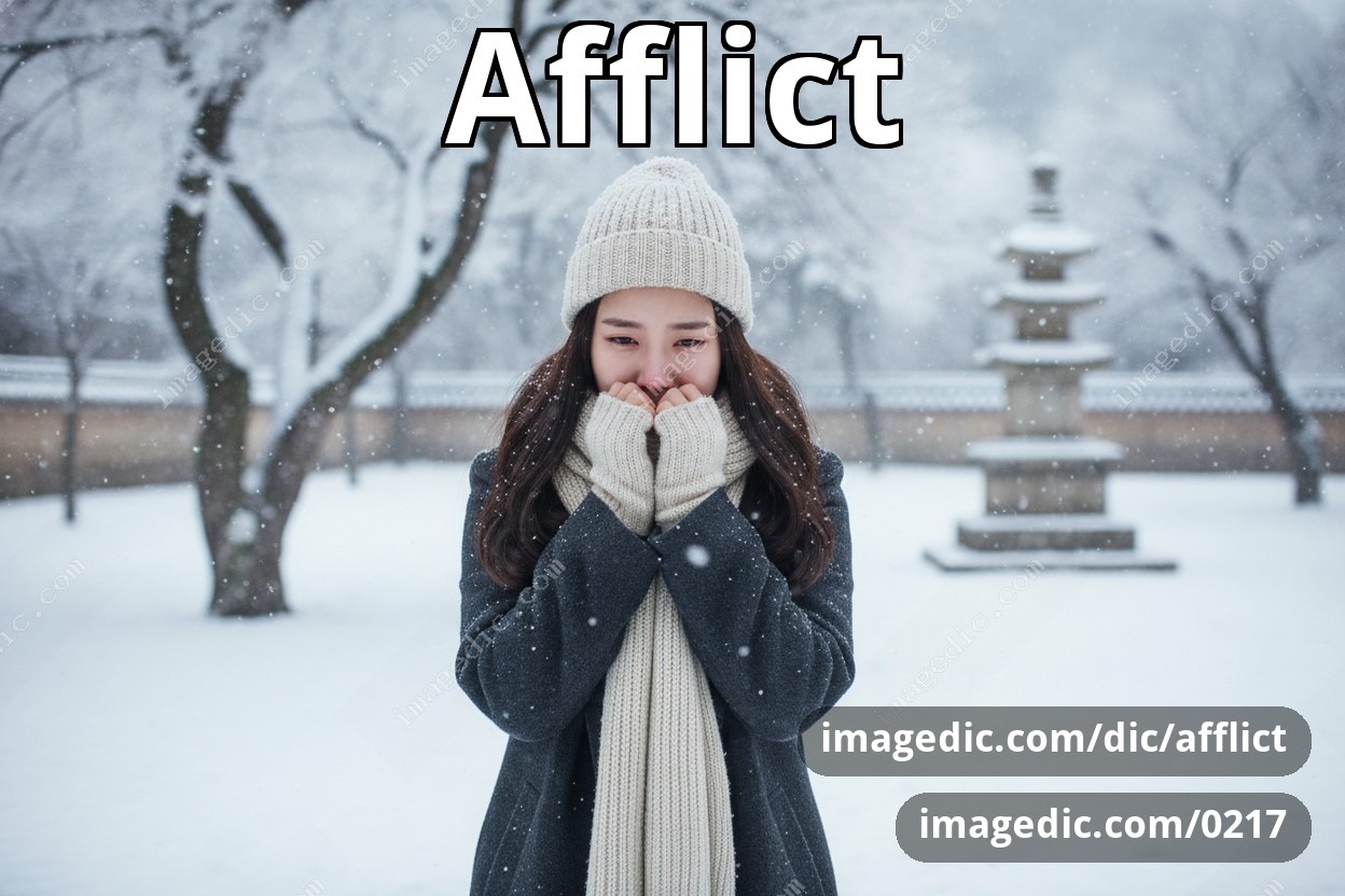 afflict