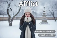 afflict