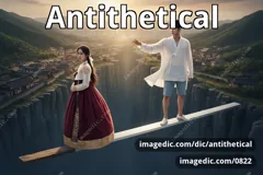 antithetical