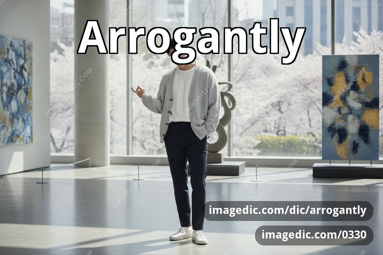 arrogantly