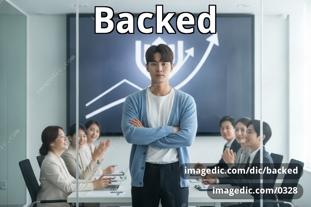 backed