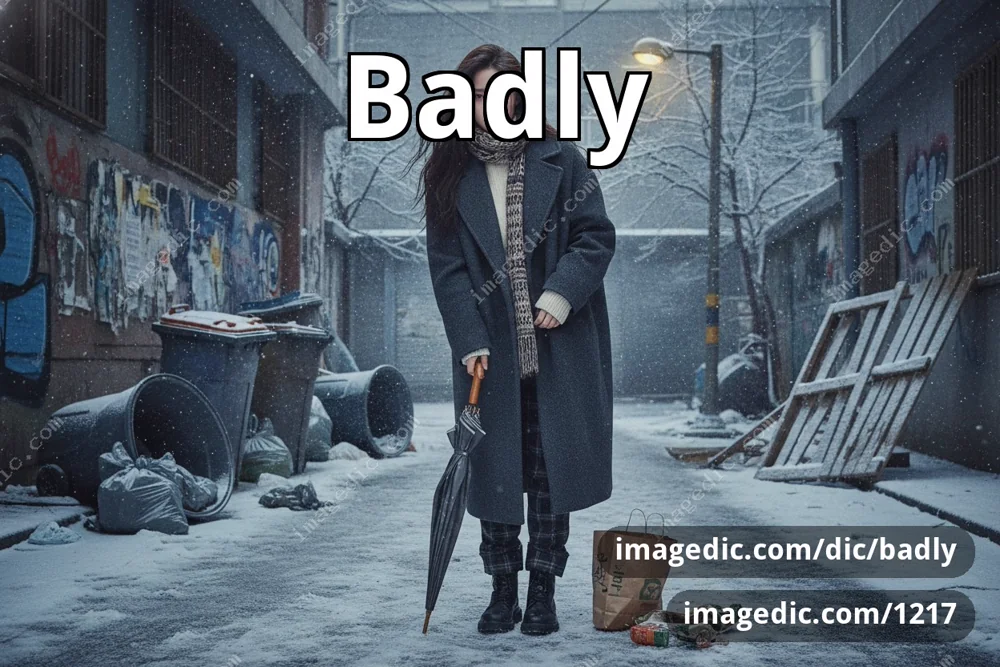 badly