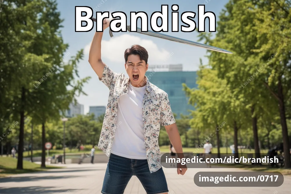 brandish