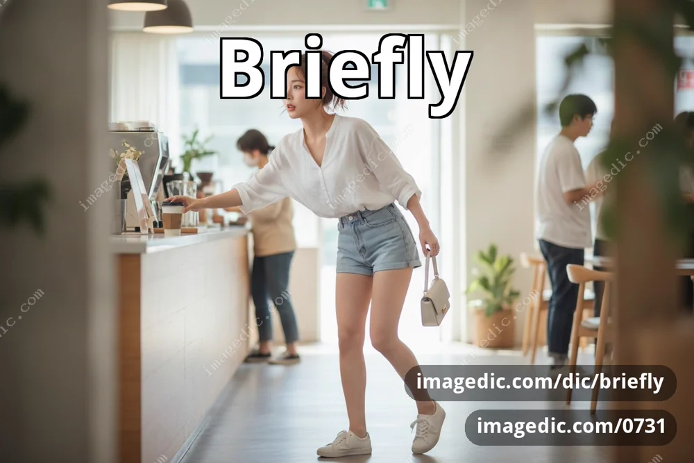 briefly