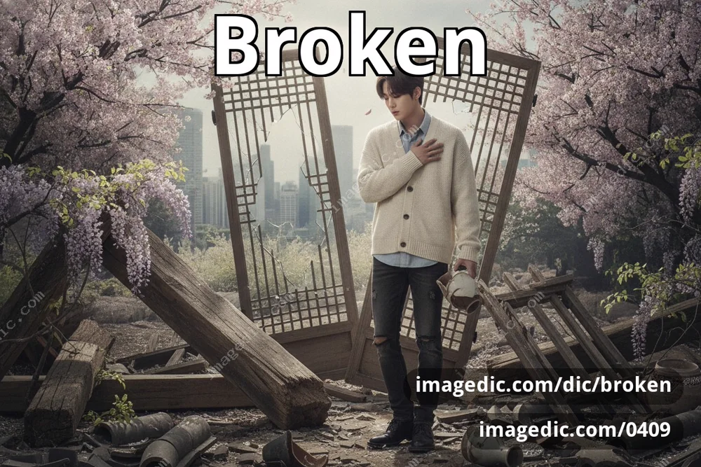 broken
