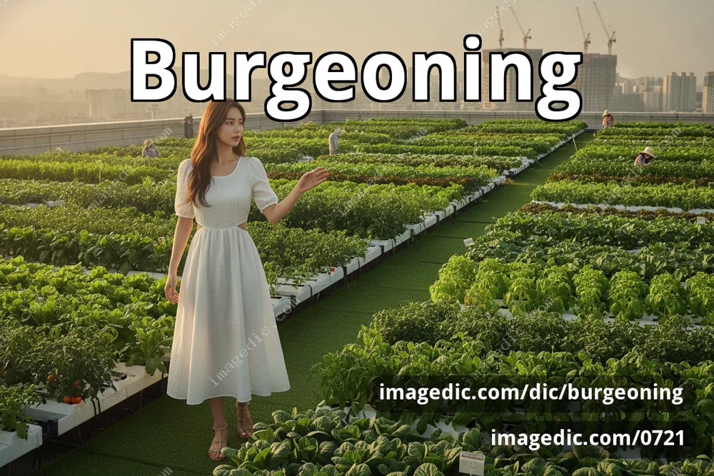 burgeoning