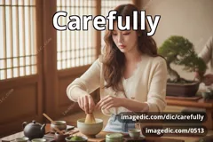 carefully