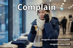 complain