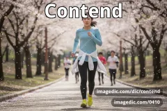 contend