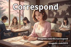 correspond