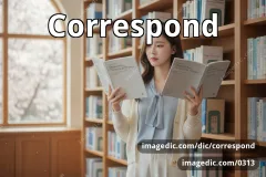 correspond