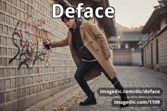 deface