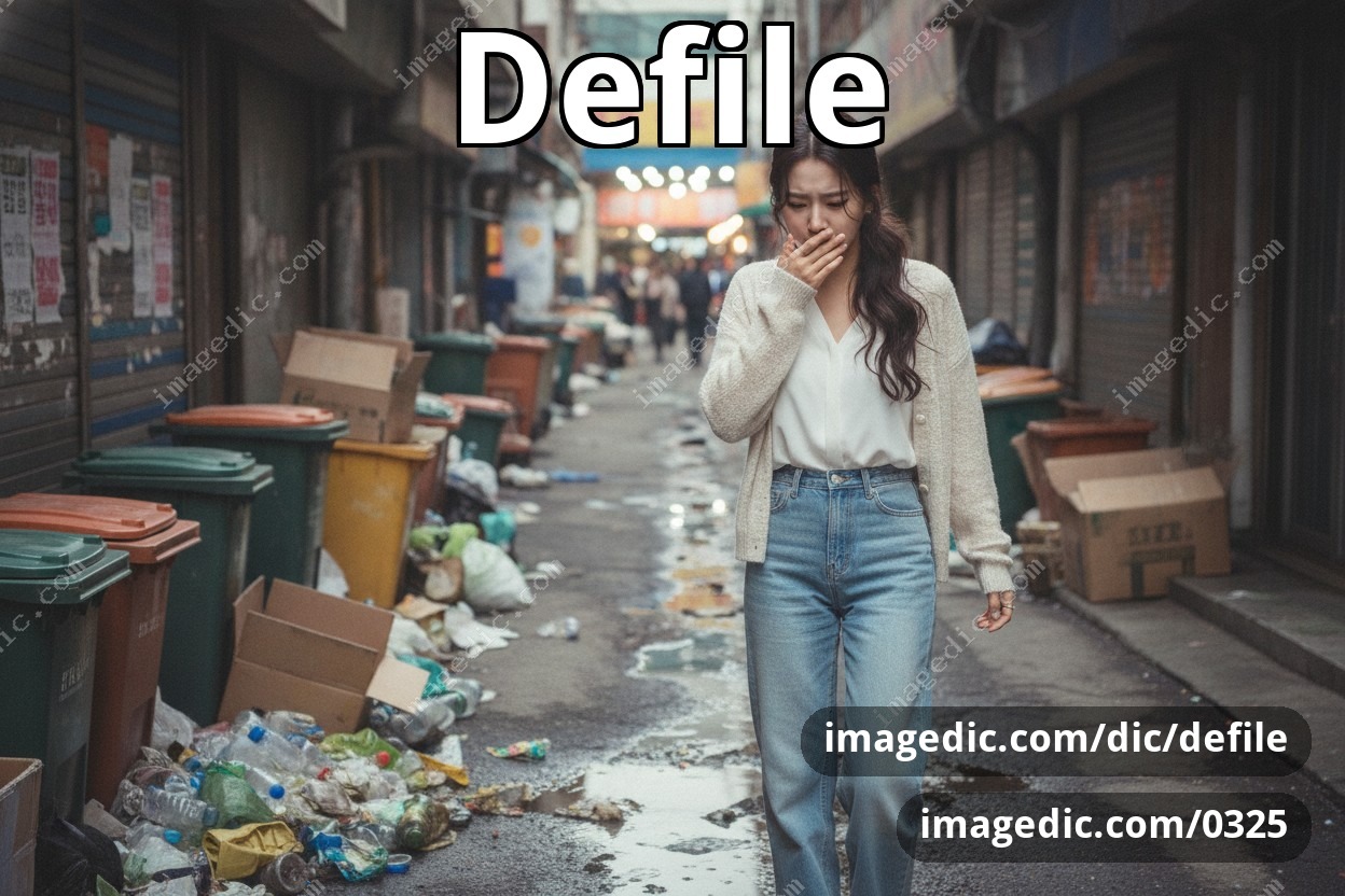 defile