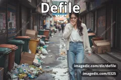 defile