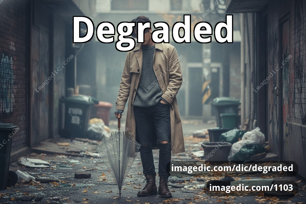 degraded