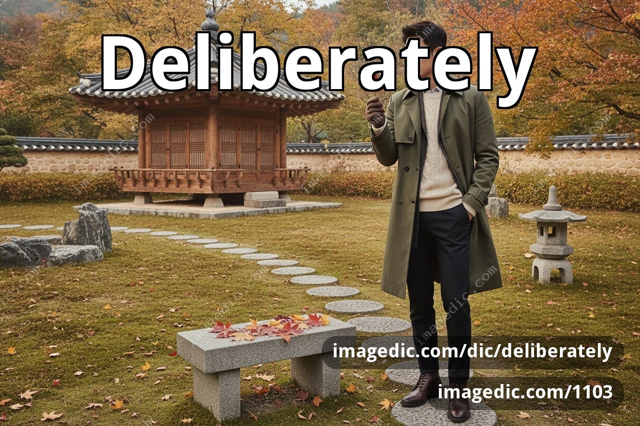 deliberately