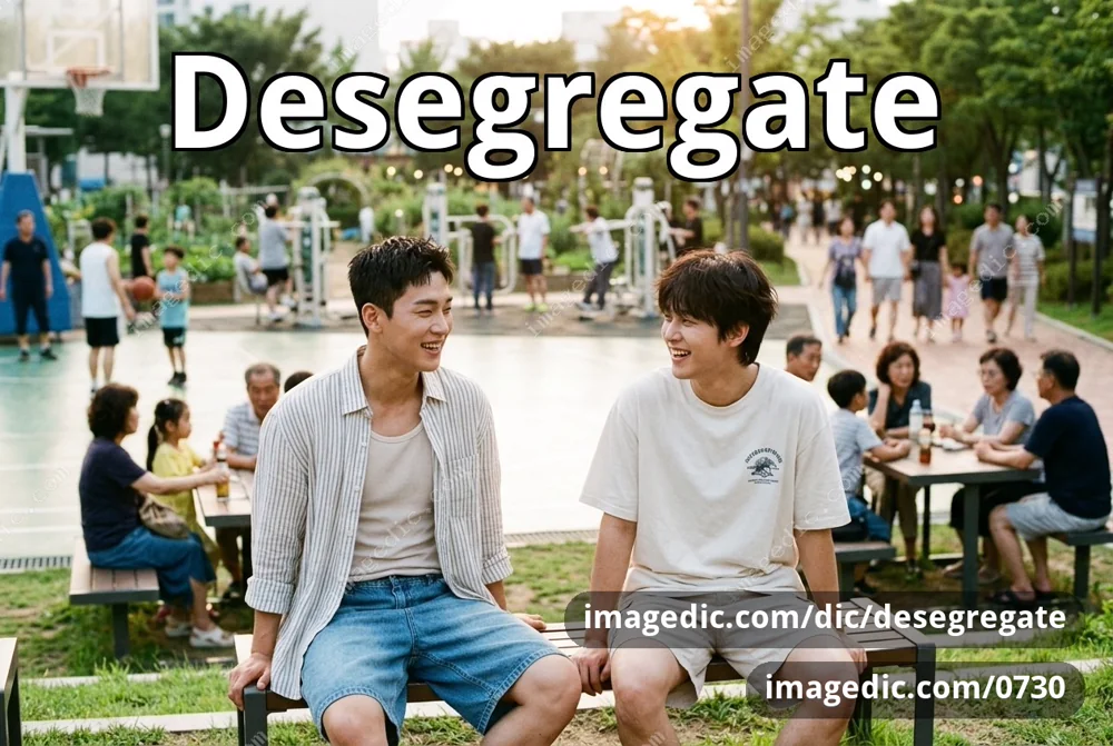 desegregate