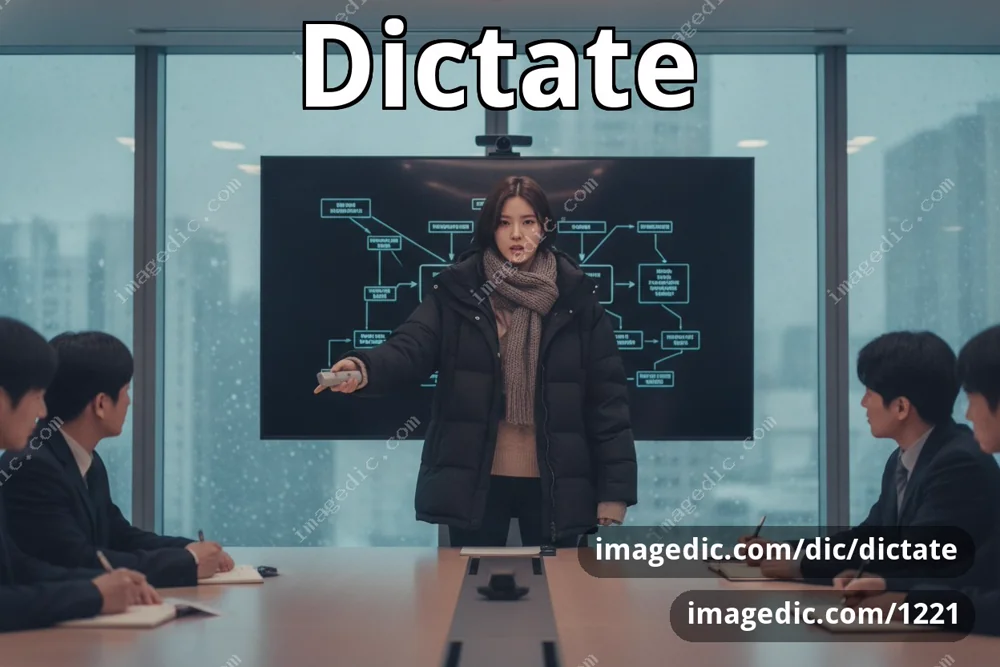 dictate