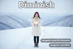 diminish