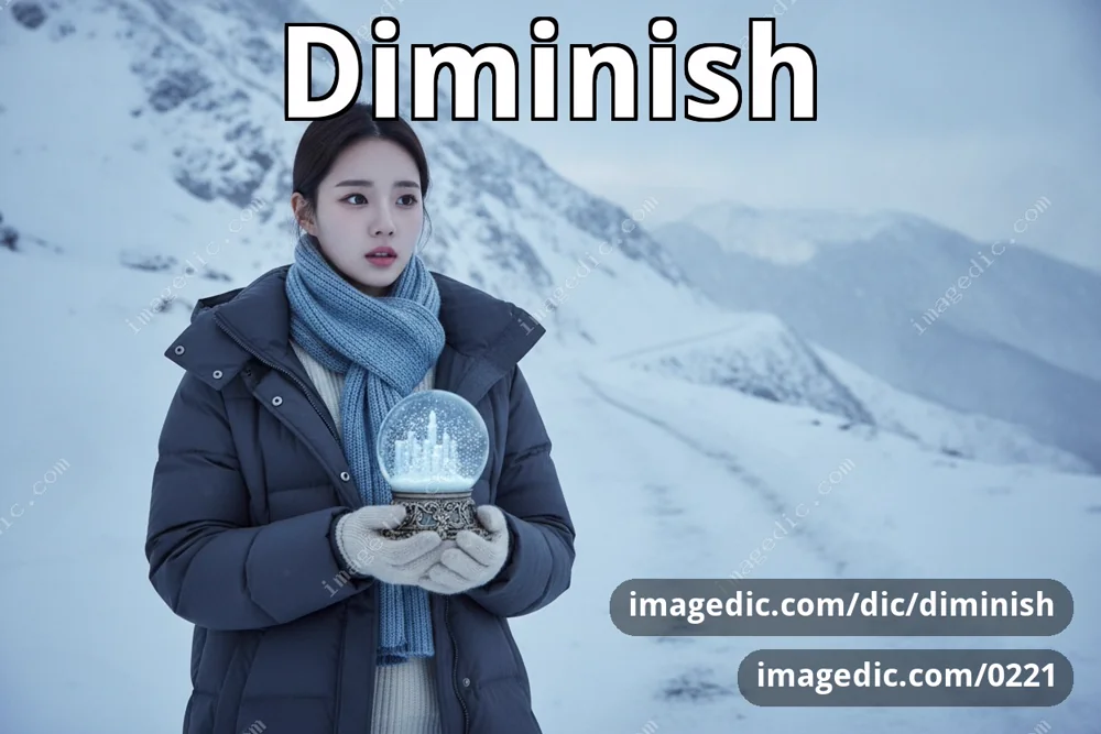 diminish