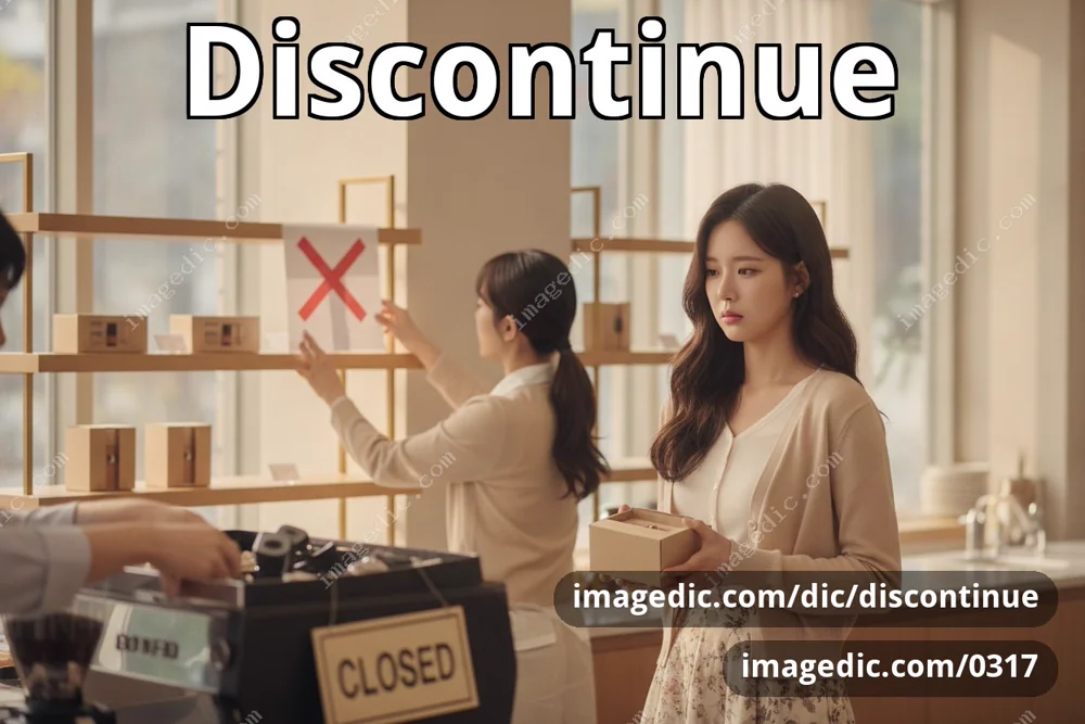 discontinue