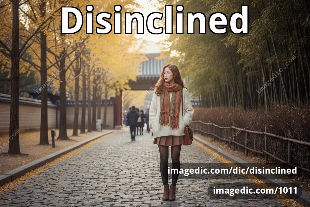 disinclined