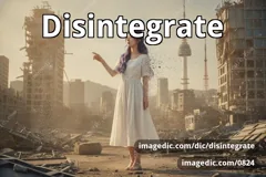 disintegrate