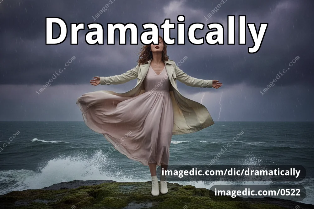 dramatically