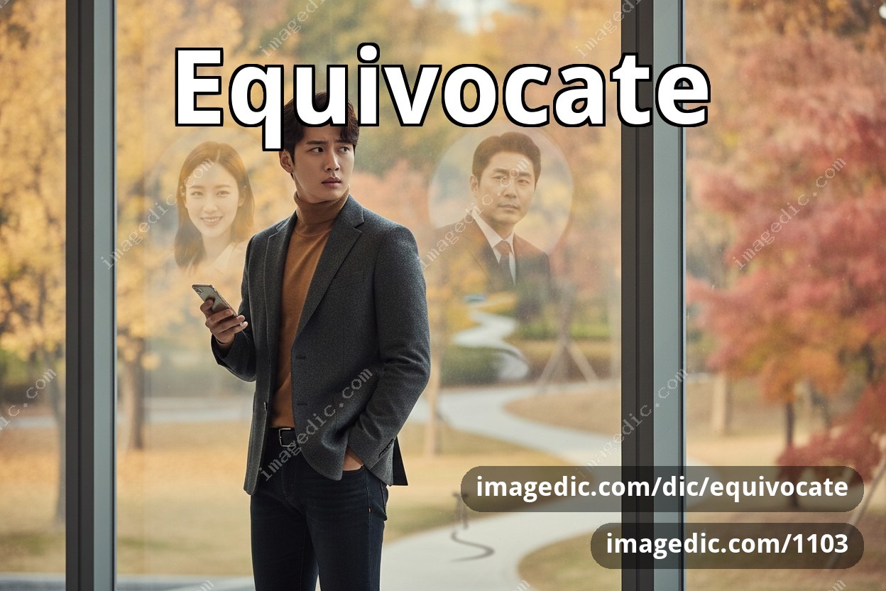 equivocate