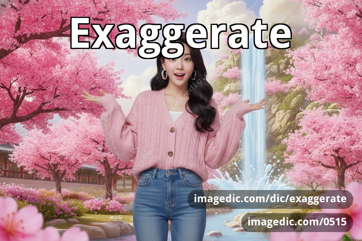 exaggerate