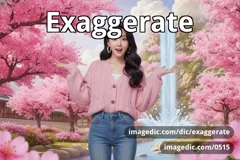 exaggerate