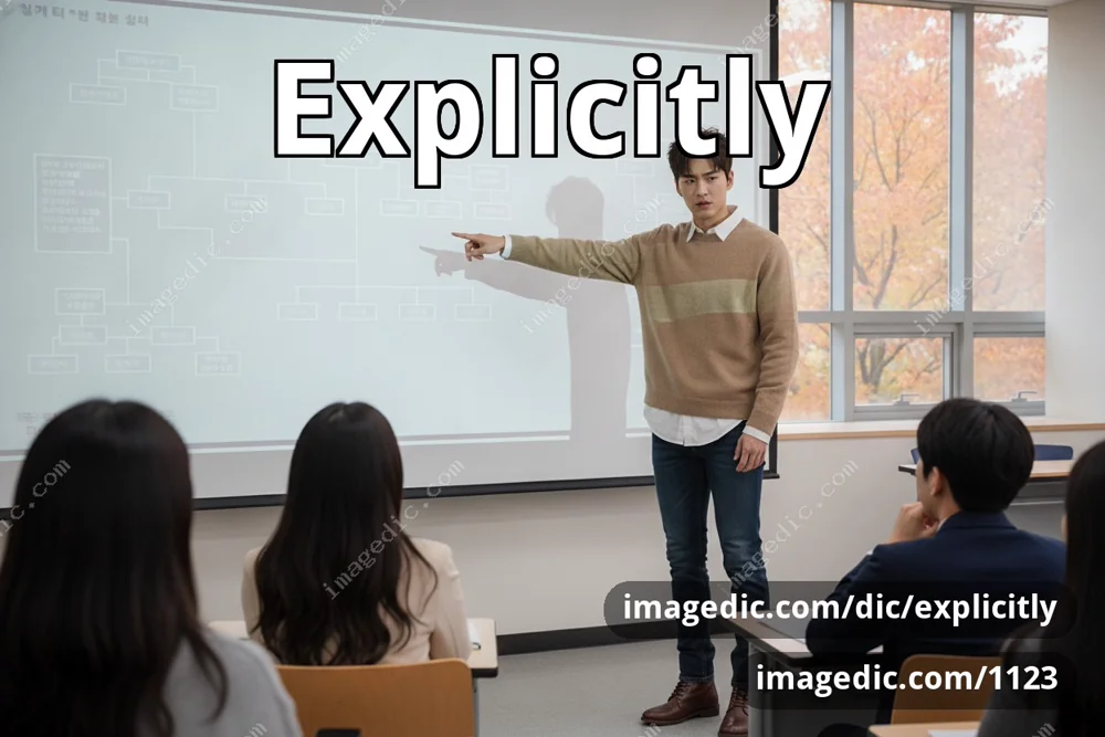 explicitly