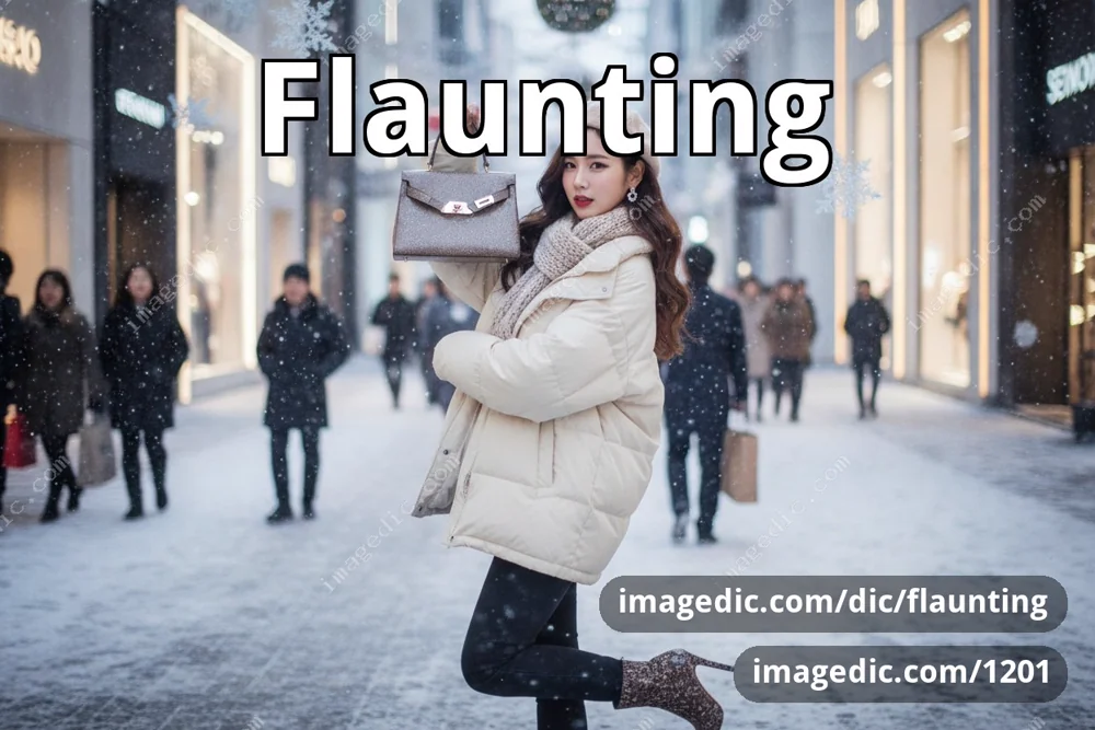 flaunting