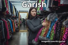 garish