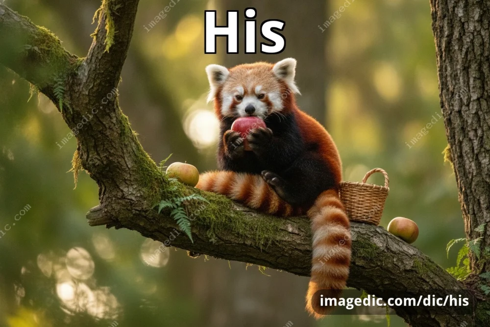 his