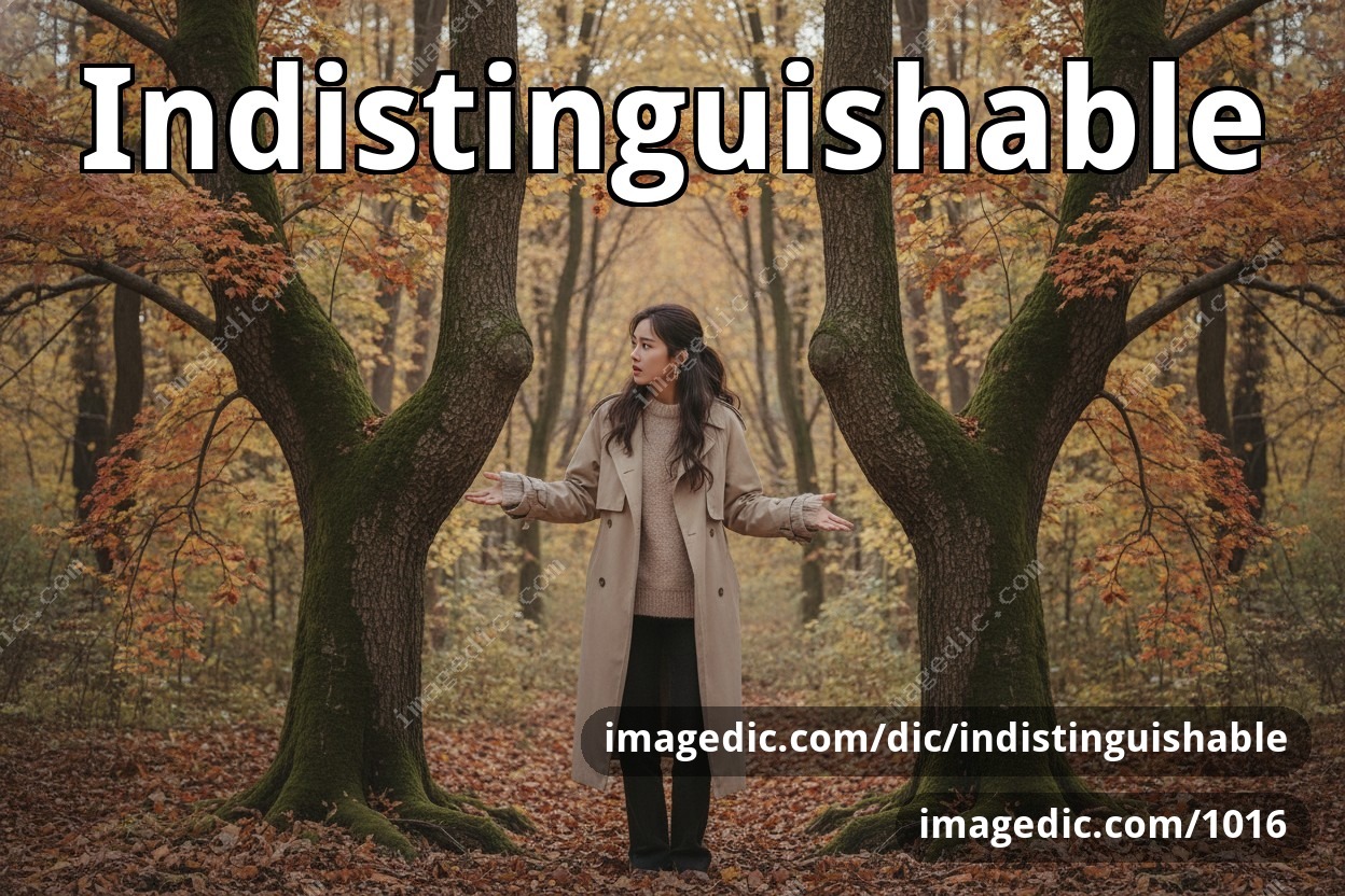 indistinguishable