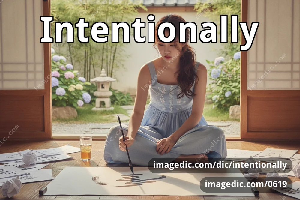 intentionally