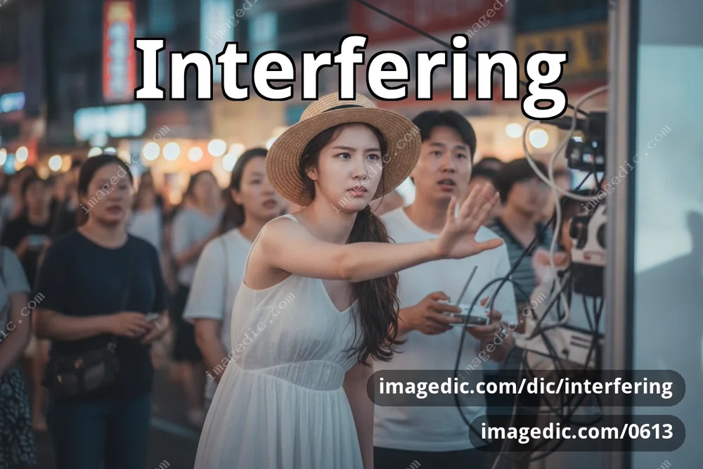 interfering