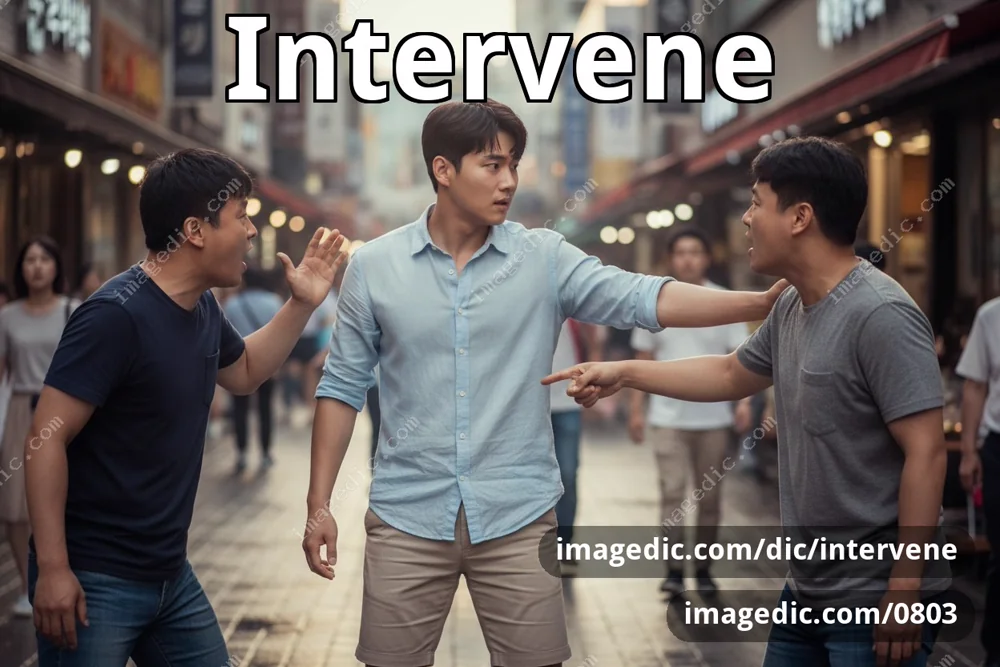 intervene