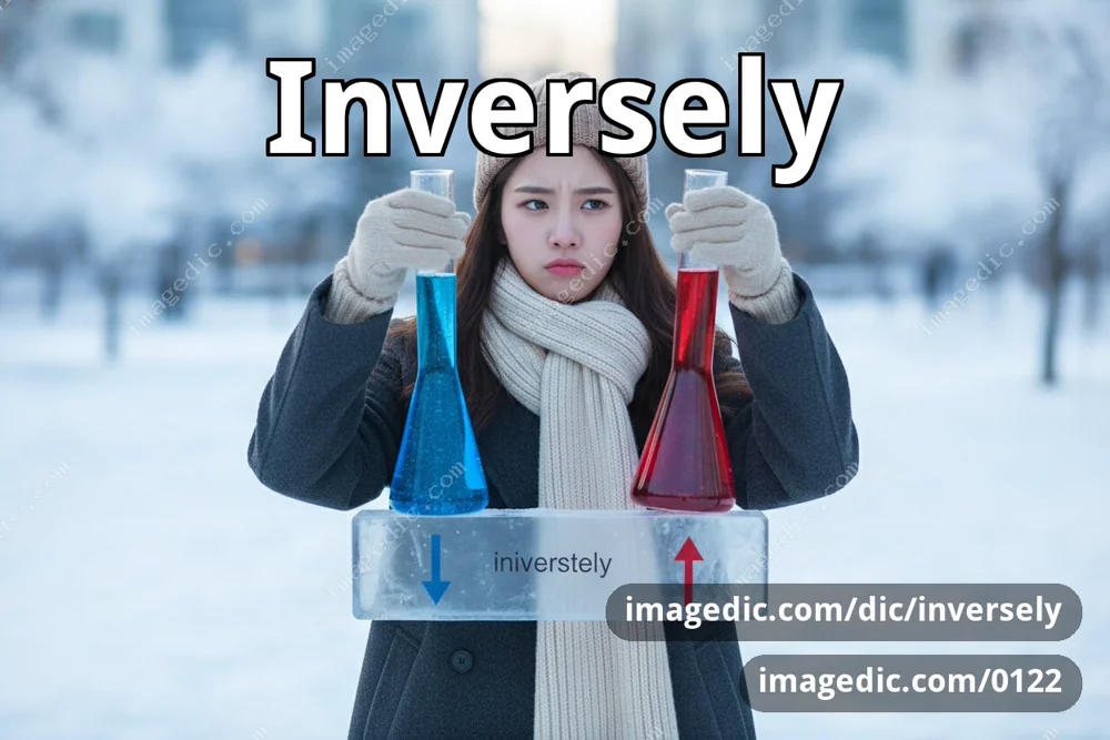 inversely