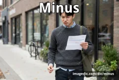 minus