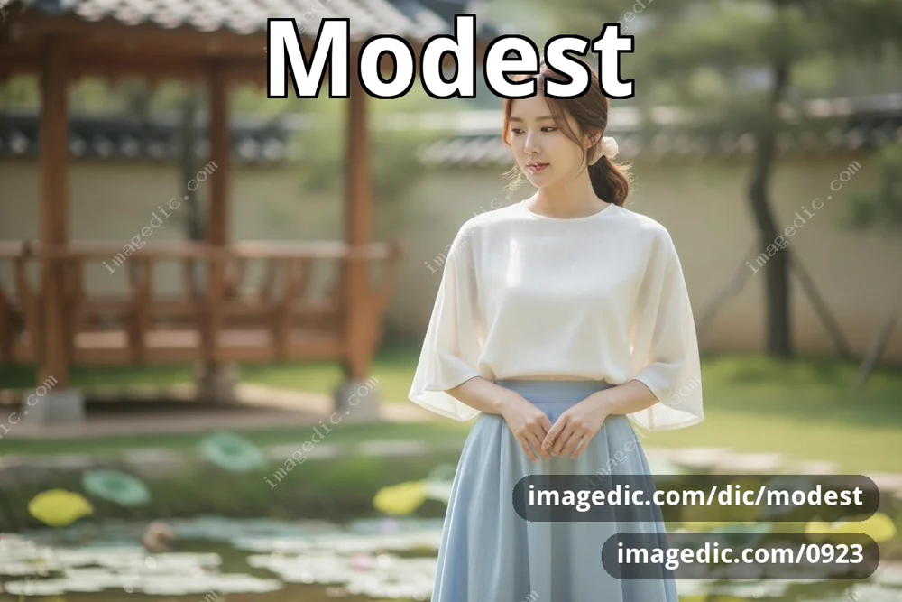 modest