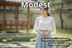modest