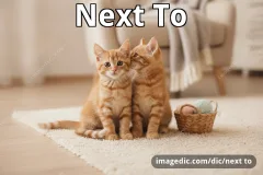 next to