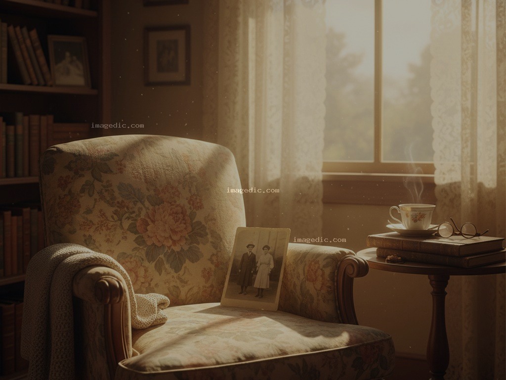nostalgically