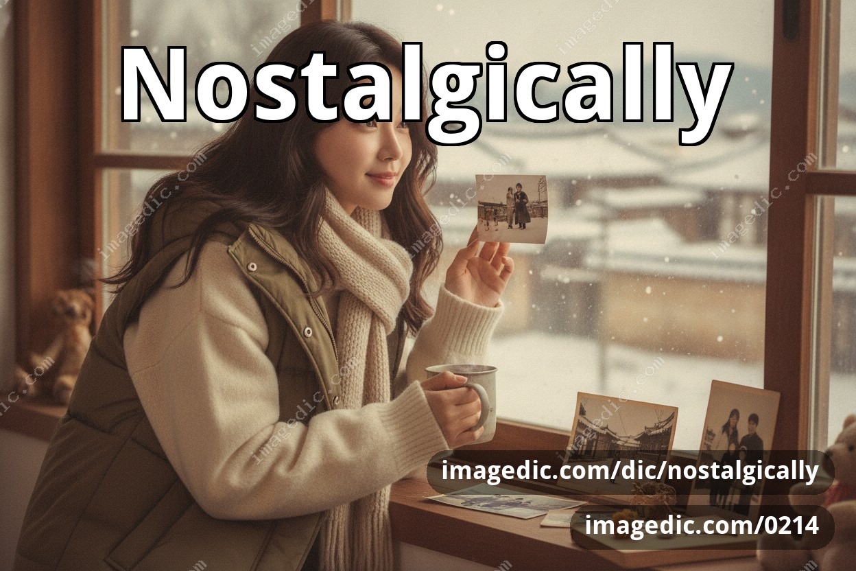 nostalgically