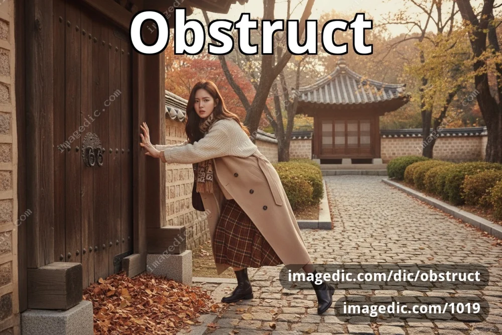 obstruct