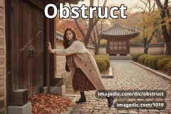 obstruct